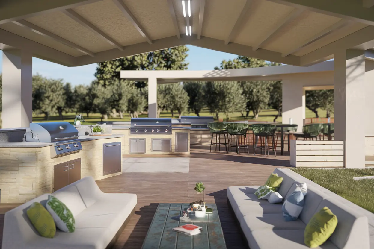 Cooking and Chill-out Area